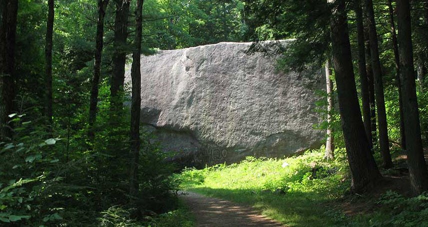 Madison Boulder Natural Area, New Hampshire, USA